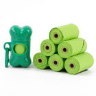 Waterproof PLA Degradable Dog Poop Bags On A Roll Private Label