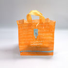 Custom Printed Logo Poly PE Plastic Shopping Bag With Square Bottom