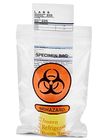 Biohazard Transparent 8x10cm Specimen Transport Bag Heat Seal