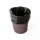Black 55 Gallon 15um LDPE Garbage Bags Biodegradable Custom Size