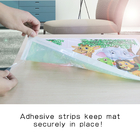 Disposable Stick-On Placemats for Baby  Zoo Animals Sticky Table Topper for Table