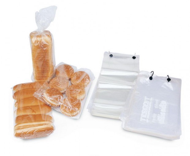 Transparent LDPE OPP Poly Plastic Bag Food Packing Bread Wicket