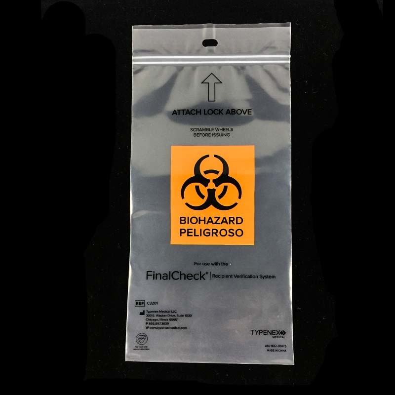 Ziplock Sealing Lab Pathology Biohazard Specimen Bag Medical Packing