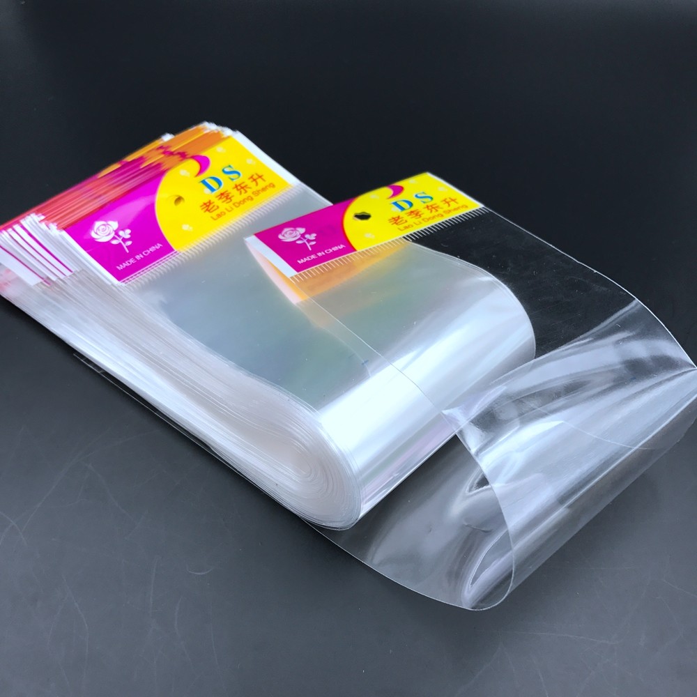 printed clear plastic bags