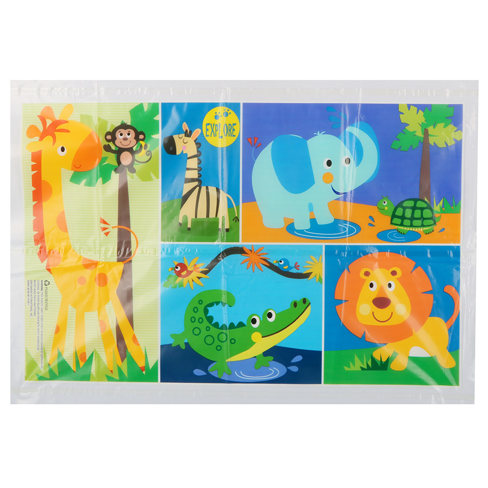 Disposable Stick-On Table Placemats 12&quot; X 18&quot; Sticky Place Mats For Baby &amp; Kids