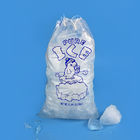 Food Grade LDPE OEM ODM Drawstring Plastic Bags For Ice Storage
