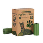 Dark Green HDPE EPI Compostable Dog Bags Environmentally Friendly