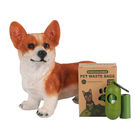 Dark Green HDPE EPI Compostable Dog Bags Environmentally Friendly