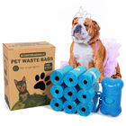 Pet Waste 23*33cm*15microns Biodegradable Dog Poop Bag 10 Rolls Pack
