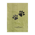 Green Compostable Biodegradable Dog Waste Bags Custom Logo Printing