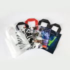 Biodegradable 40 micron Custom Plastic Shopping Bag With Loop Handle