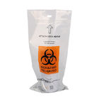 Clear Plastic LDPE Ziplock Specimen Transport Bag Medical Biohazard