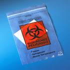 Anti Dust Thickness 180 Micron Biohazard Sample Bags Custom Made