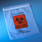 Plastic PE oEM ODM 9x13inch Biohazard Ziplock Bags Heat Seal