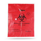 Red Thickness 0.045mm 0.07mm Biohazard Garbage Bags ASTM Standards