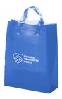 Heat Seal PE CMYK Custom Plastic Shopping Bag Private Printed Logo