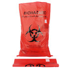 PP HDPE LDPE Biohazard Plastic Bags For Hospital Medical Waste