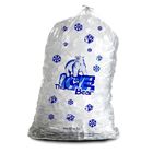 Gravure Printing LDPE Plastic Disposable Ice Bags With Cotton Drawstring