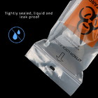 Thickness 0.1mm LDPE Specimen Transport Bag With Double Ziplock