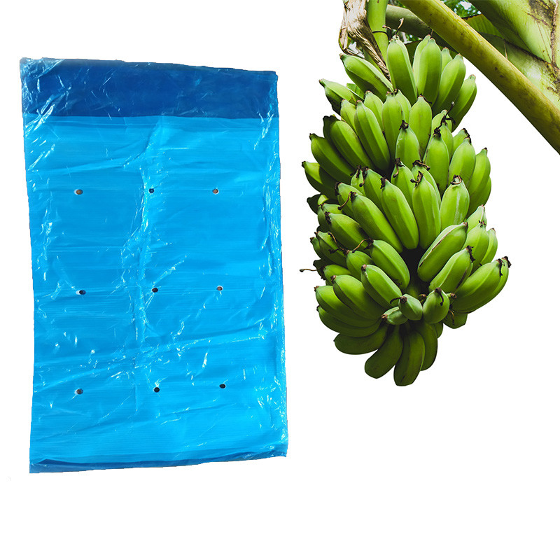 Heat Seal Plastic Blue PE Bag For Banana Bunch Covers 20-200microns