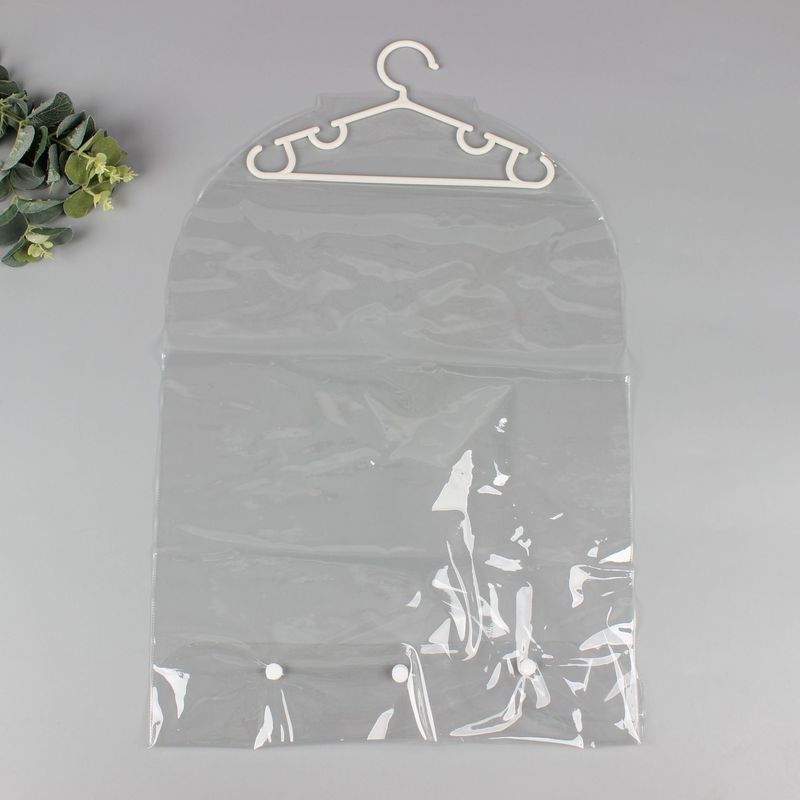LDPE Clear Transparent Laundry Dry Cleaning Garment Bag Plastic Customized
