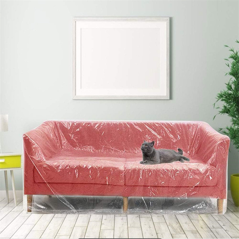 High Quality Furniture Cover PE Plastic Sofa Bag Cover