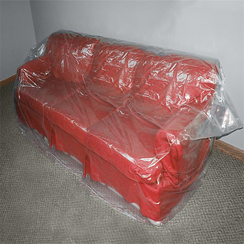 American Hot Sale Clear Vinyl Sofa Cover Plastic Slipcover For Moving