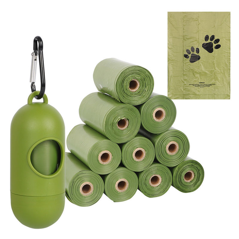 HDPE EPI 23x33cm Thick 0.015mm Biodegradable Poop Bags For Small Dogs