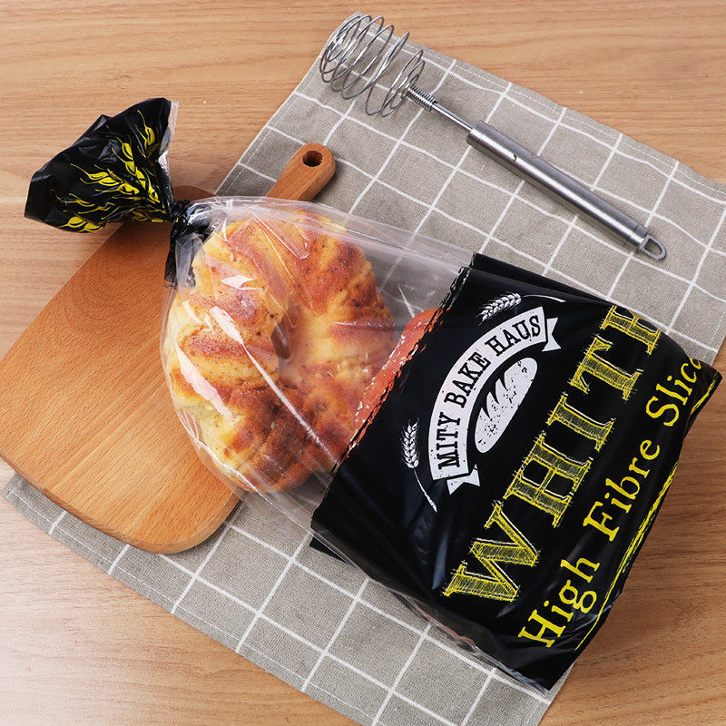 Waterproof LDPE Width 30cm Clear Food Packaging Bags For Bakery