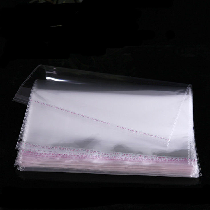 Custom Transparent OPP Self Adhesive Plastic Bag For Life Packaging