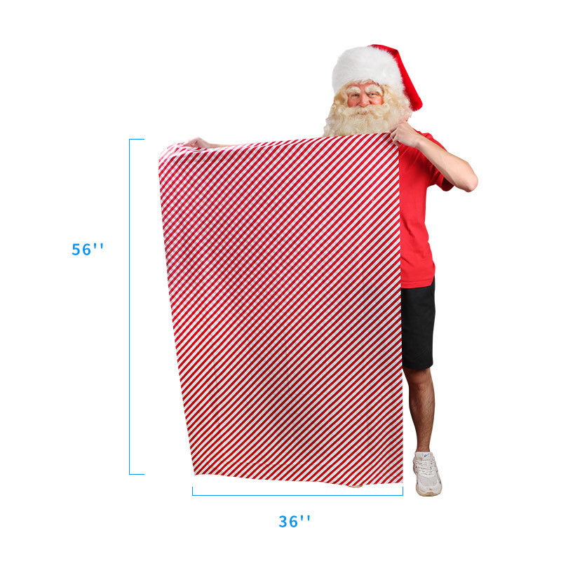 Large Reusable 50 Microns Custom Plastic Gift Bags For Holiday