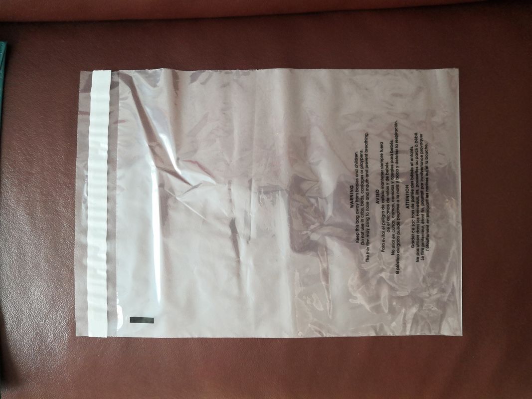 Recyclable LDPE OPP Peel And Seal Plastic Bag With Adhesive Seal CMYK Printing