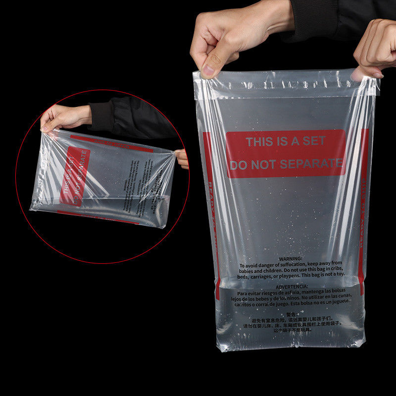 Gravure Printing Clear OPP Biodegradable Self Adhesive Bag