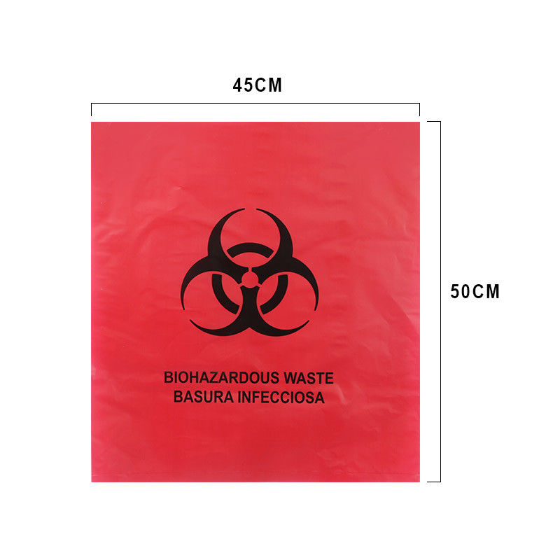 Disposable 121 Degree Autoclavable Plastic Bags For Medical Waste