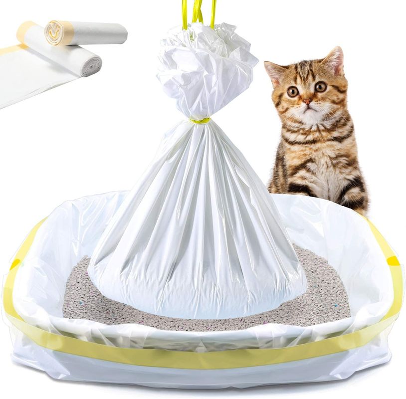 Jumbo Drawstring Scented LDPE Cat Litter Liner Bags