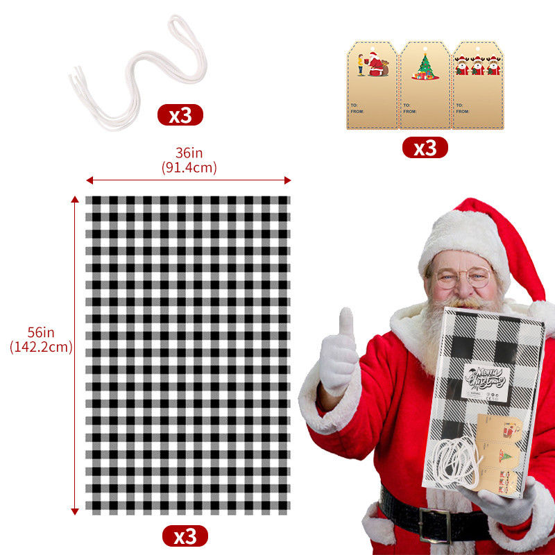 36x56 36x44 Inch LDPE Extra Large Christmas Gift Bags
