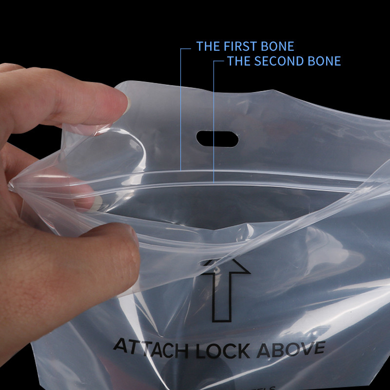 Thickness 0.1mm LDPE Specimen Transport Bag With Double Ziplock