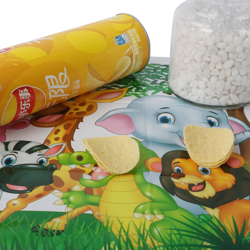 Zoo Animals Disposable Stick On Placemats Sticky Table Topper For Baby