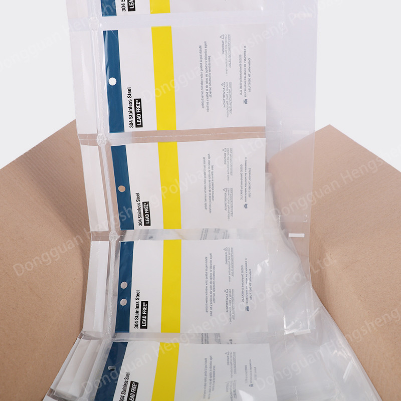50-100 Micron LDPE Plastic Ziplock Bags For Automated SPrint SidePouch