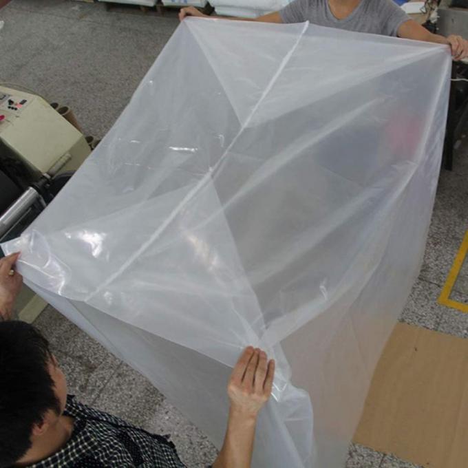Custom Transparent 72 X 42 X 54" Plastic Poly Pallet Cover Shrouds