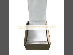 LDPE HDPE Perforated Fanfolded Poly Plastic Bag Pre Opened Type