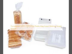 Transparent LDPE OPP Poly Plastic Bag Food Packing Bread Wicket