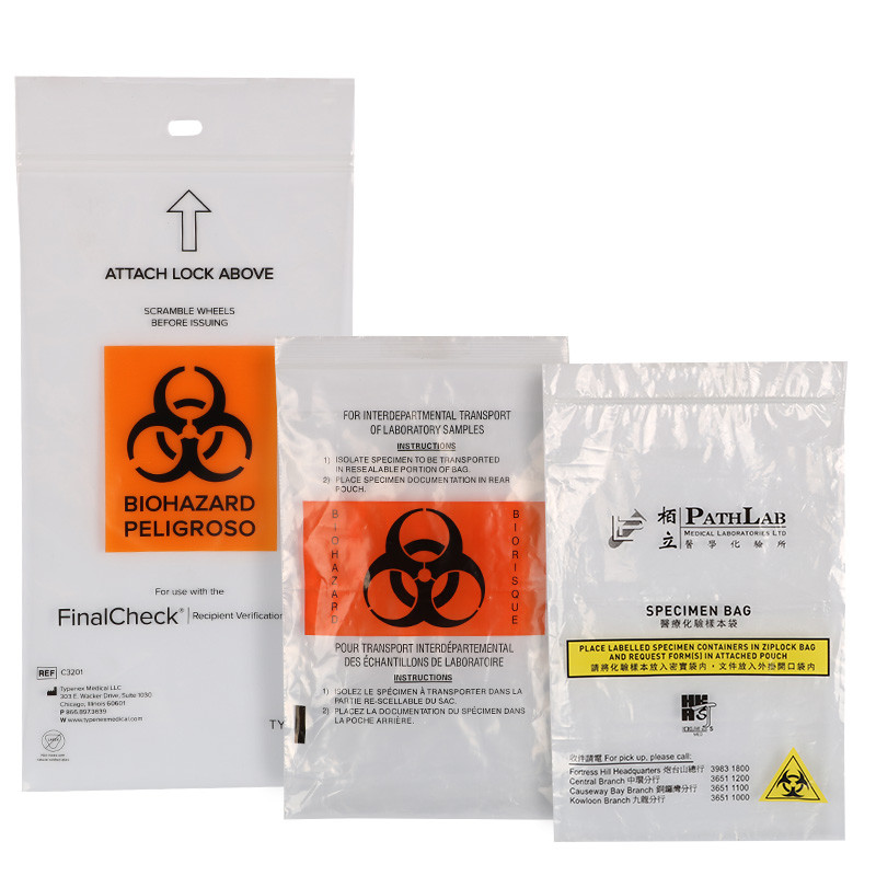 95kpa Biohazard Plastic Bags