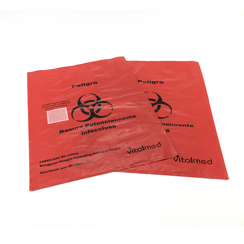 High Strength Polyethylene Chemo Biohazard Plastic Bags HDPE LDPE PP