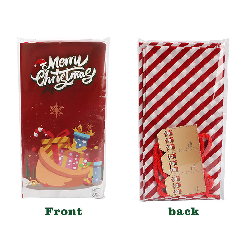 Extra Large Santa Claus CMYK Custom Plastic Gift Bags For Toys Wrapping