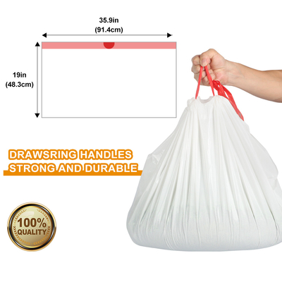 Easy Clean Up Jumbo Drawstring Scented Litter Box Liners bags For Pet Cats