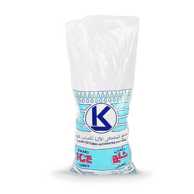 Drawstring LDPE 11inch*20inch Reusable Ice Bags Custom Size